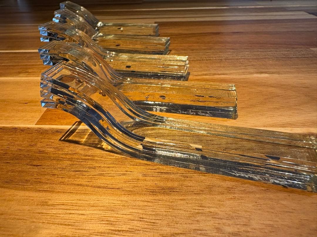 手作り積層ガラス箸置き 5個セット