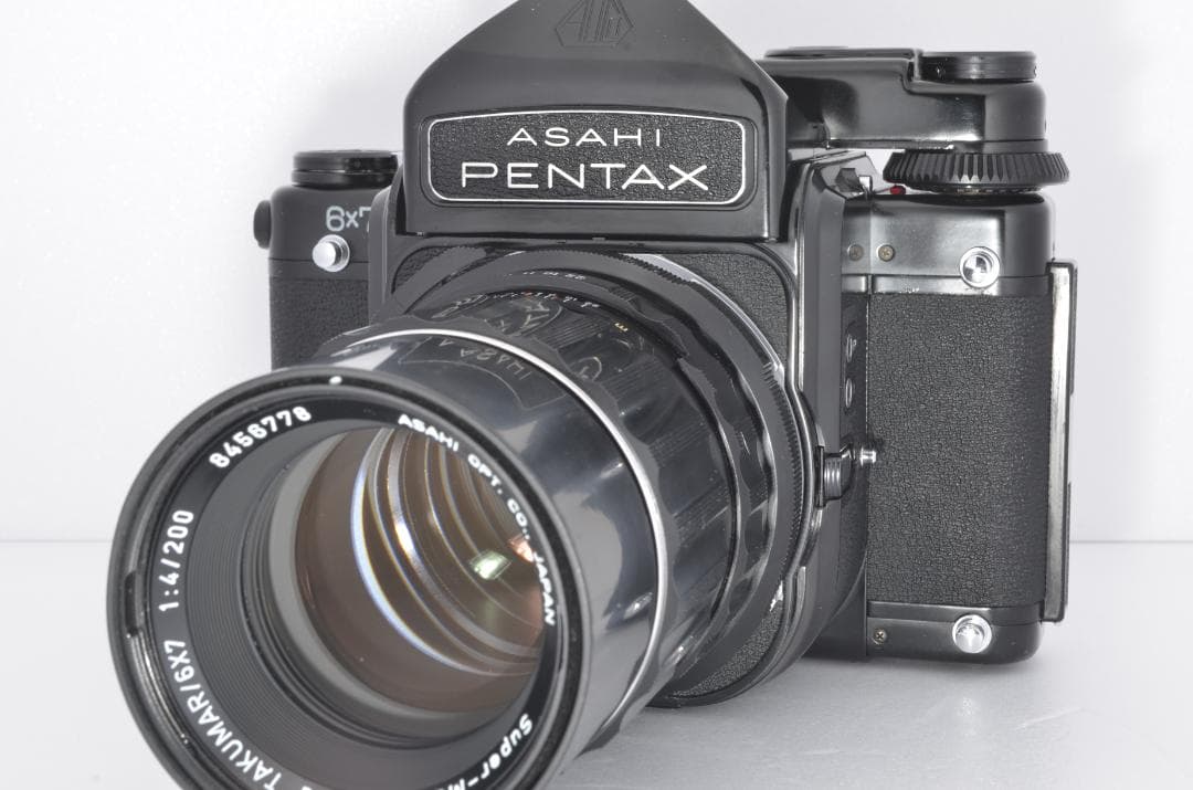 【動作美品】ASAHI PENTAX67 TTLプリズムファインダー レンズ3本