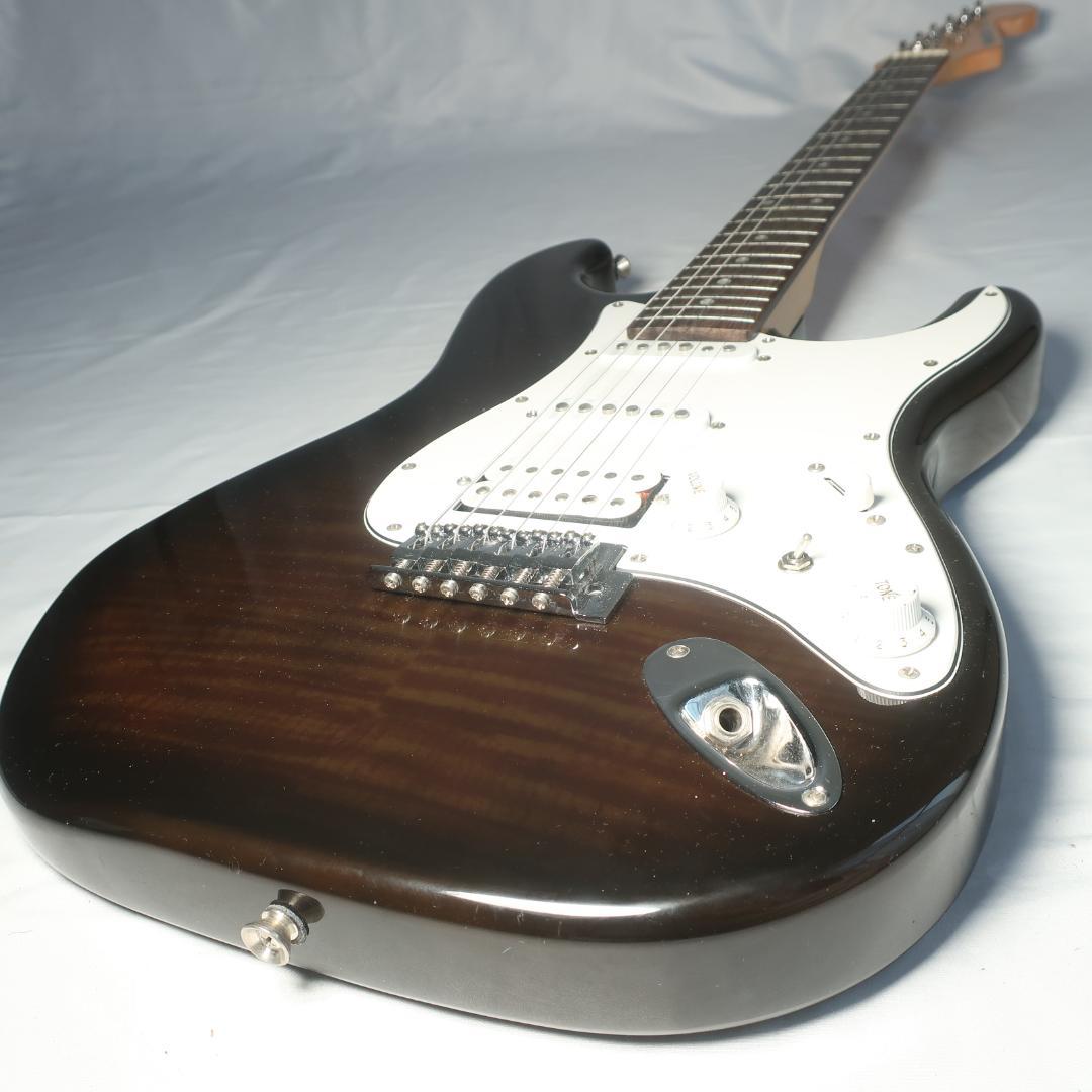 美品 BUSKER'S BH2/FM TBK ギター タップスイッチ搭載 虎杢
