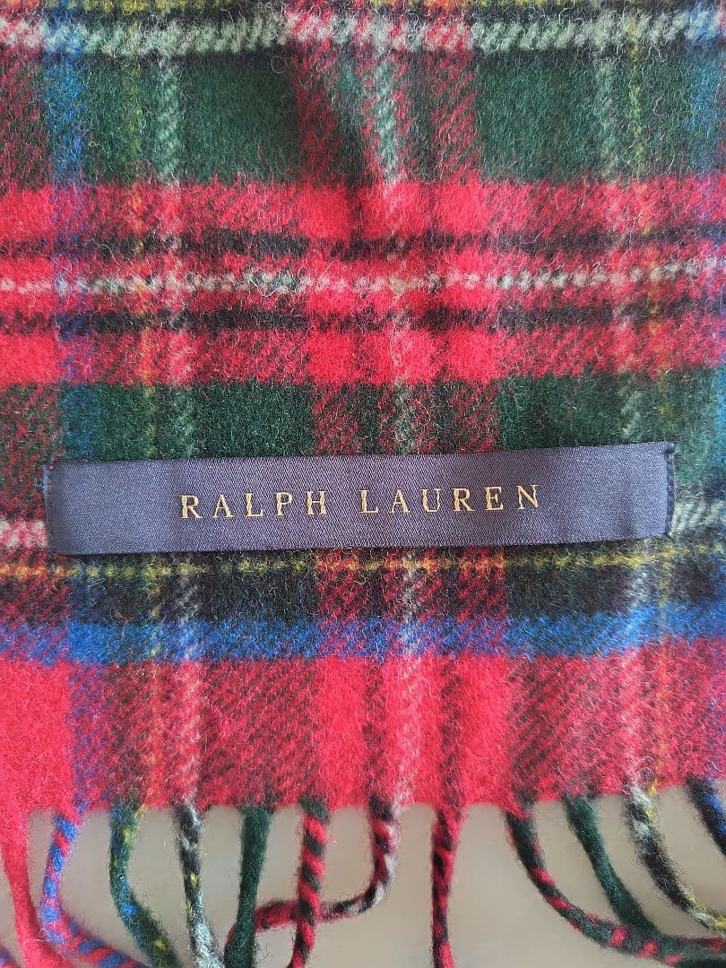 新品タグ付き　ラルフローレン　RALPH LAUREN 　チェック　ひざ掛け