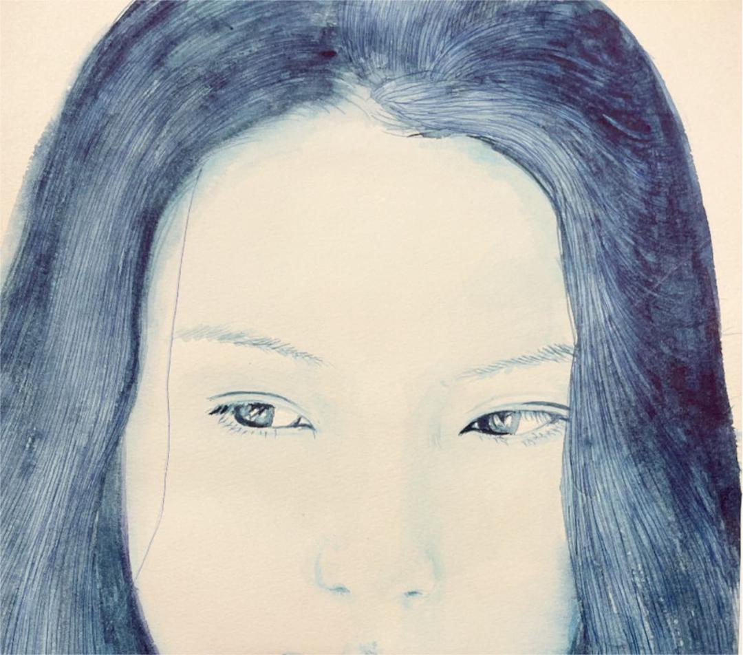 水彩画　想い出はモノクローム