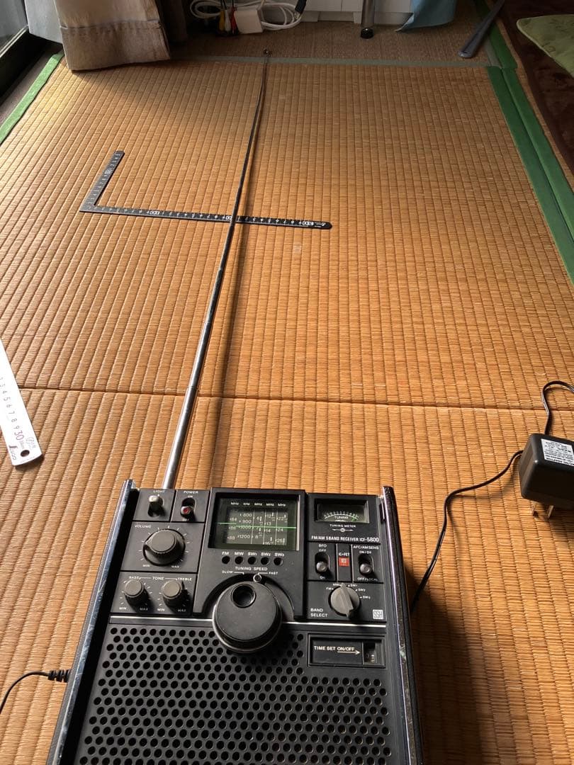 動作確認済SONY ICF-5800スカイセンサーラジオ ACアダプターは代替品