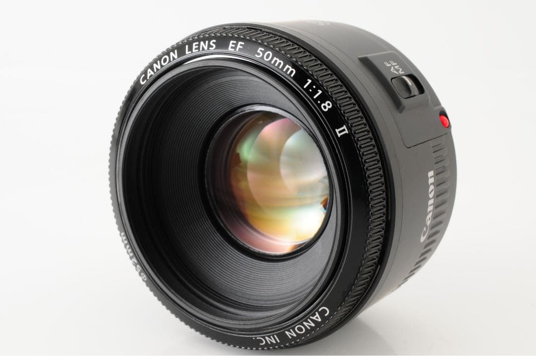 【未使用・箱付】Canon EF 50mm F1.8 II 単焦点レンズ 極美品