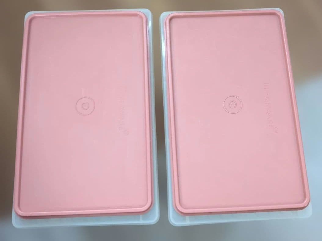 《Tupperware　タッパーウェア 》保存容器5個セット　食品　米　乾物