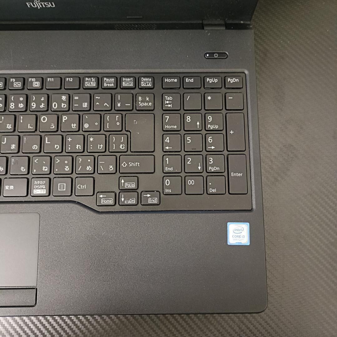 富士通 8世代 Core i3 SSD512GB メモリ8GB カメラ DVD