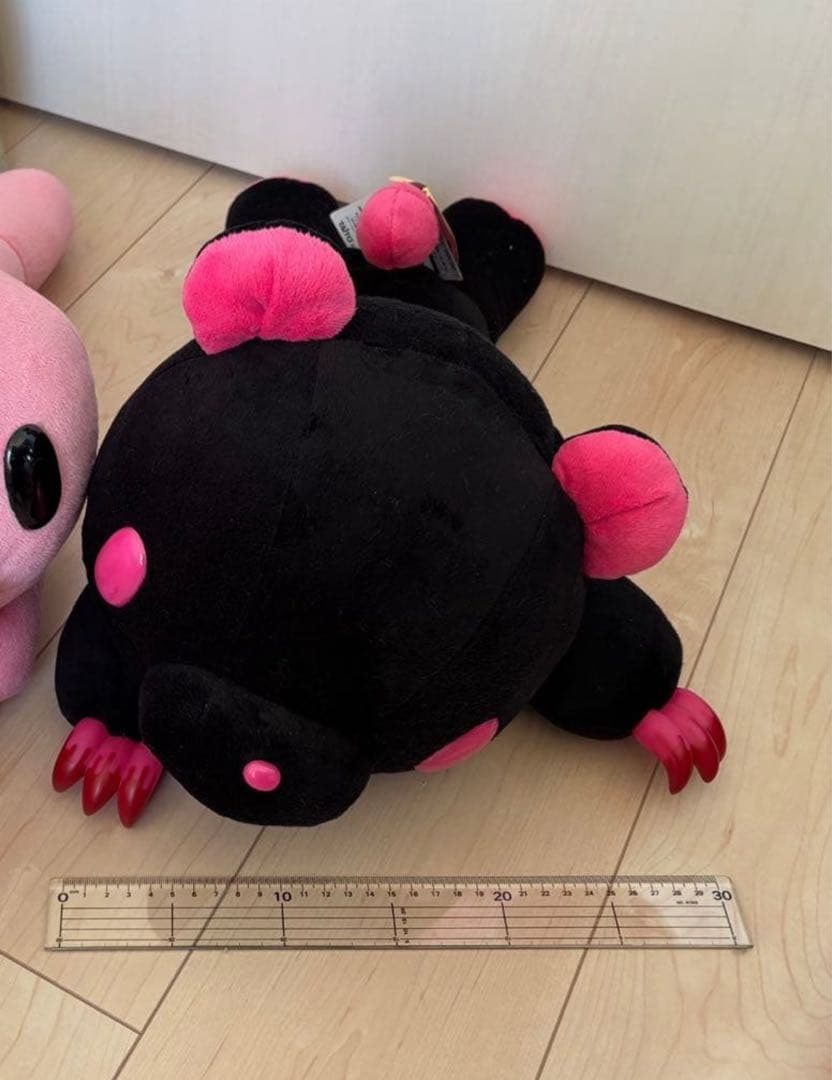 グルーミー ぬいぐるみ チャックス GP ピンク コケティッシュピンク ブラック