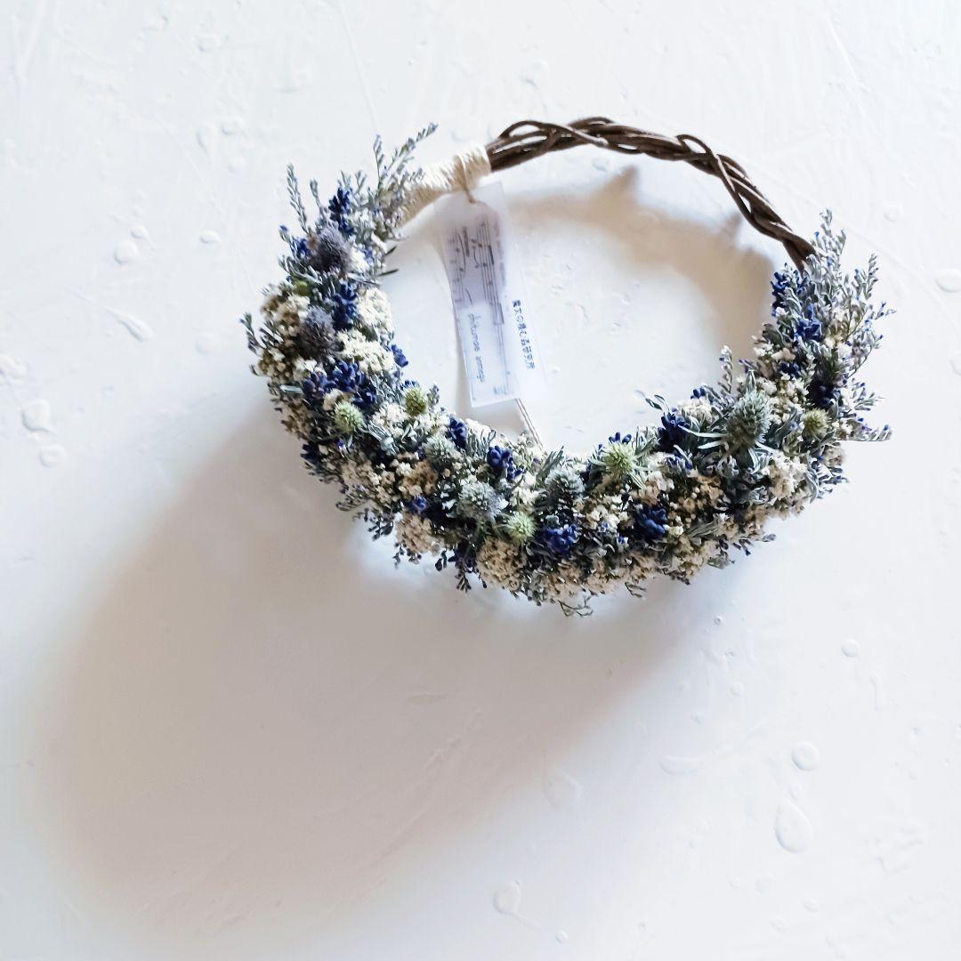 【魔女の棲む森～champetre shabby～】ドライフラワー ハーフリース