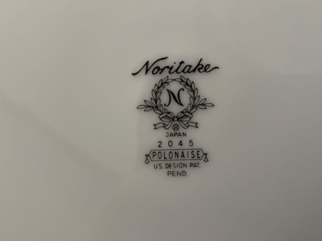 Noritake ポロネーズ 金彩 ディナー皿 サイズ27cm, 6枚 新品