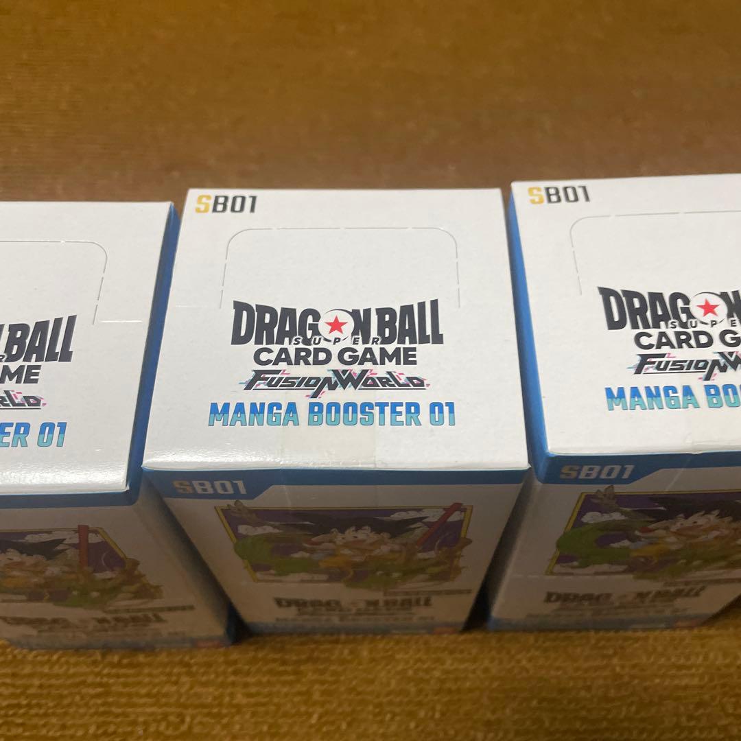 ドラゴンボールカードゲーム MANGA BOOSTER 01 未開封3BOX