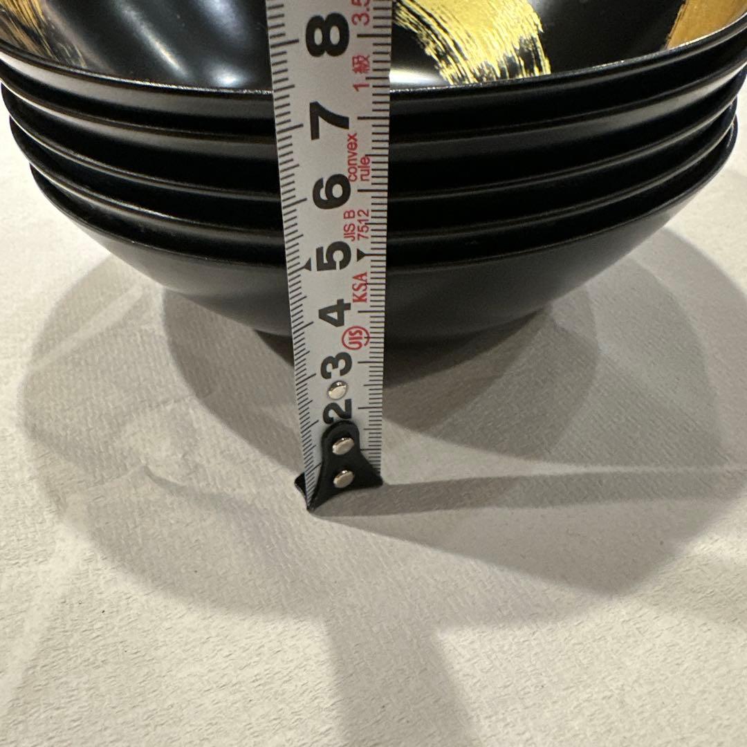 山田平安堂　取鉢揃 龍呼(5枚組)　和食器/取り鉢/漆塗り