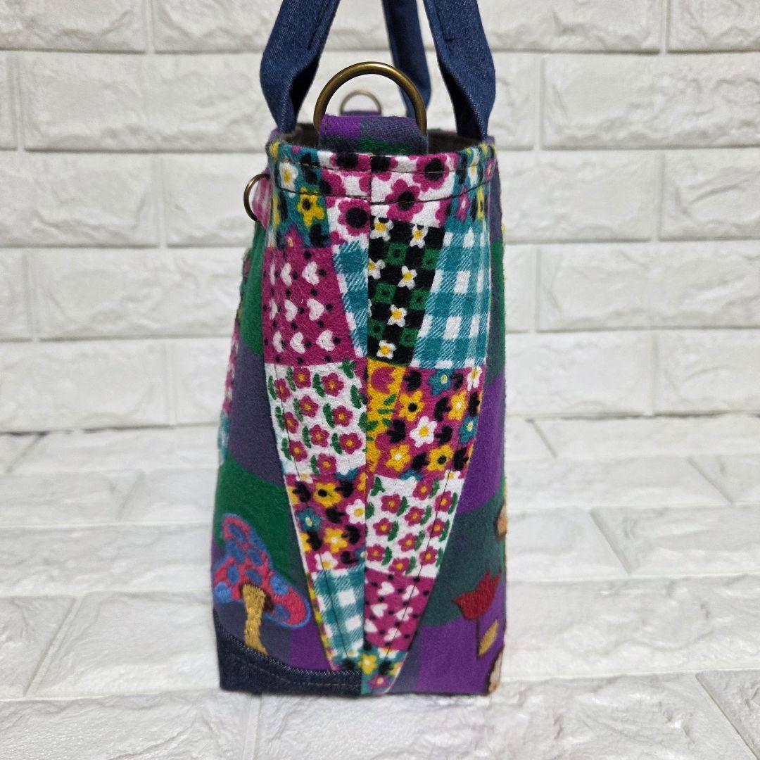 【SA様☘️専用】917 デニム＊リメイク＊刺繍＊バッグ＊トートバッグ