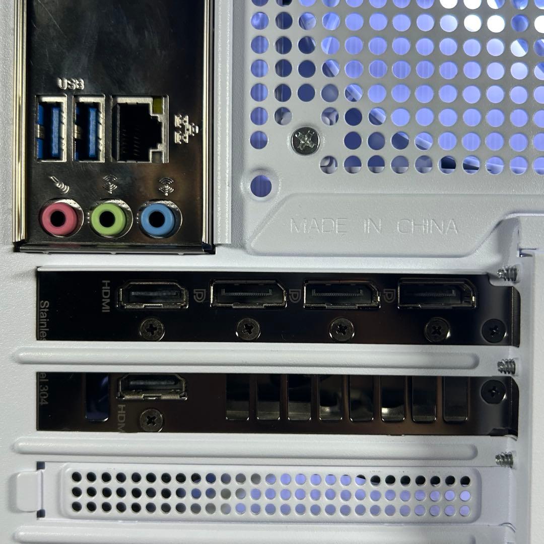 超高性能 白 ゲーミングPC RTX3080ti メモリ32GB SSD1TB