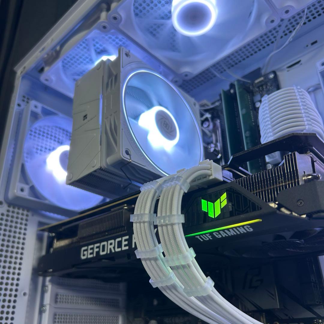 超高性能 白 ゲーミングPC RTX3080ti メモリ32GB SSD1TB