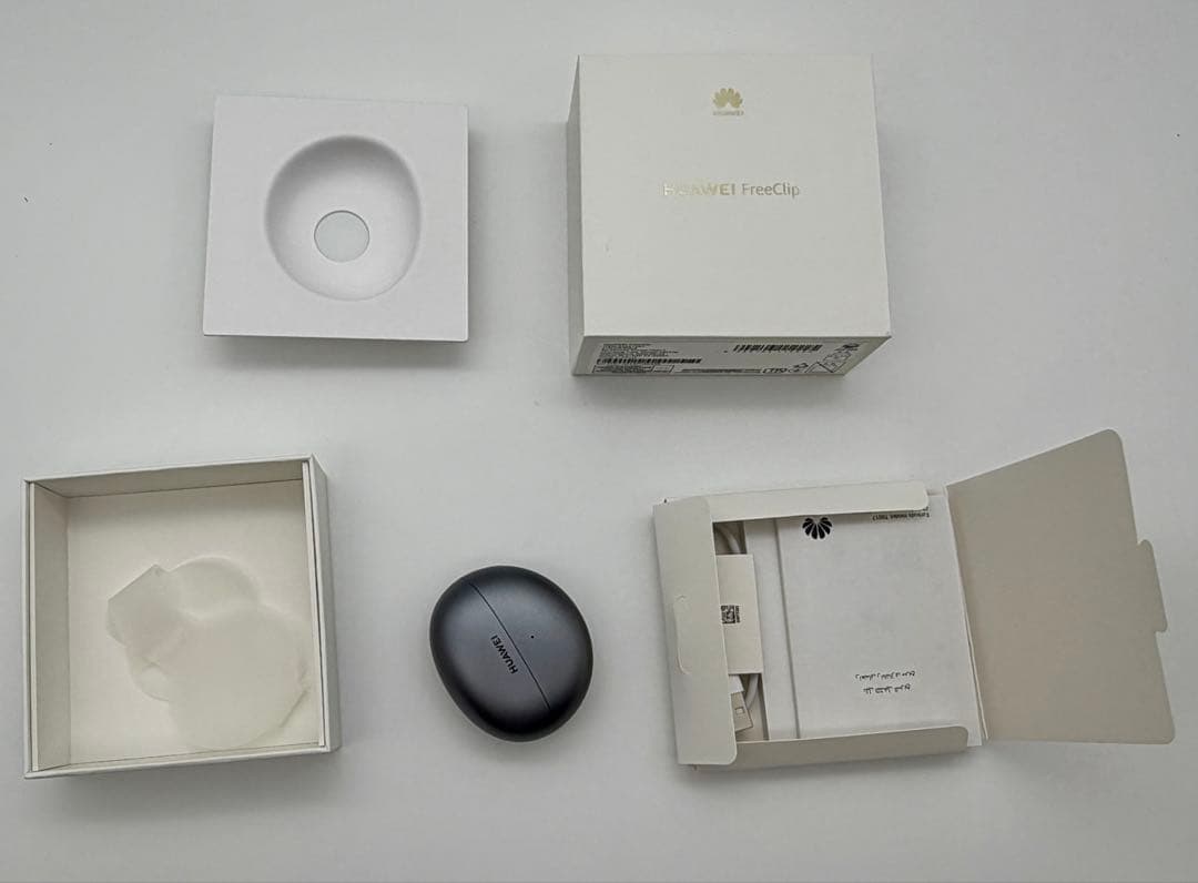 HUAWEI FreeClip ワイヤレスイヤホン グレー