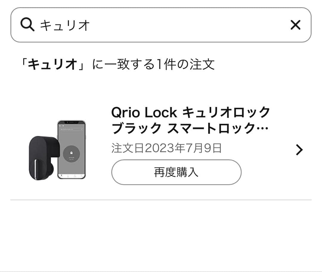 Qrio Lock キュリオロック ブラック