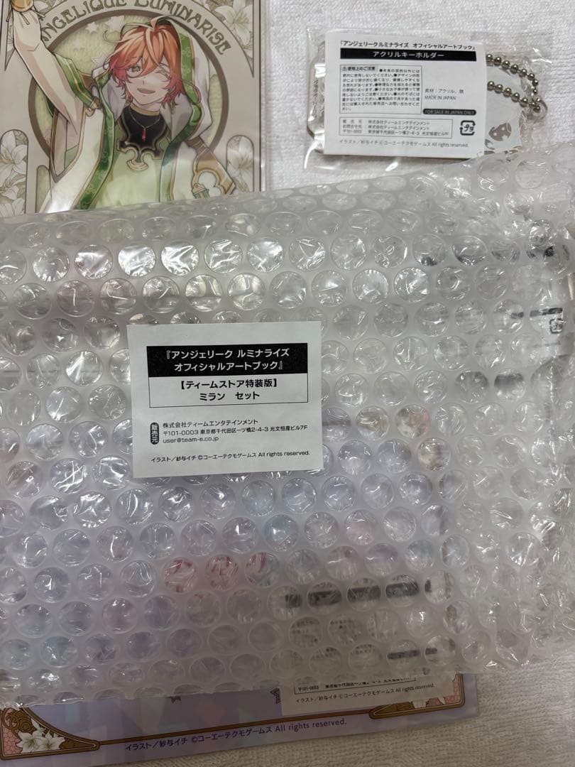 アンジェリークルミナライズ オフィシャルアートブック ティームストア豪華版
