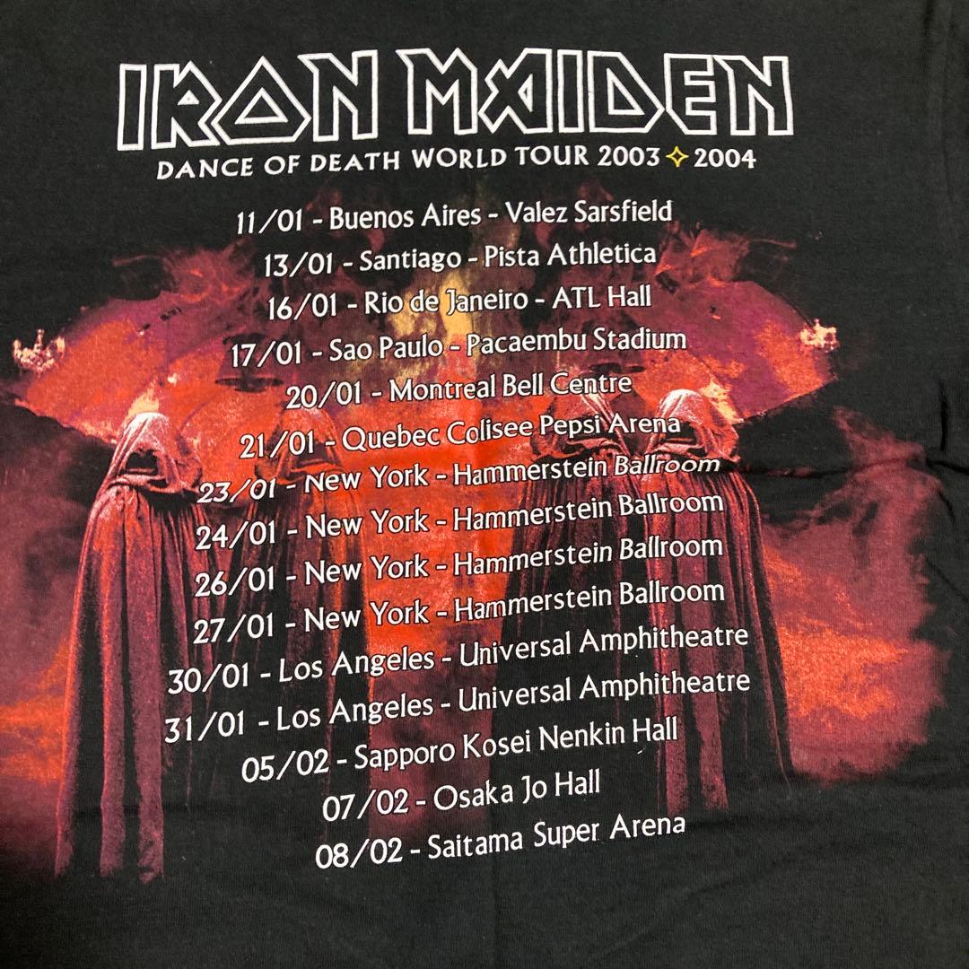 IRON MAIDEN ダンス・オブ・デス・ツアー 2004 Tシャツ Sサイズ