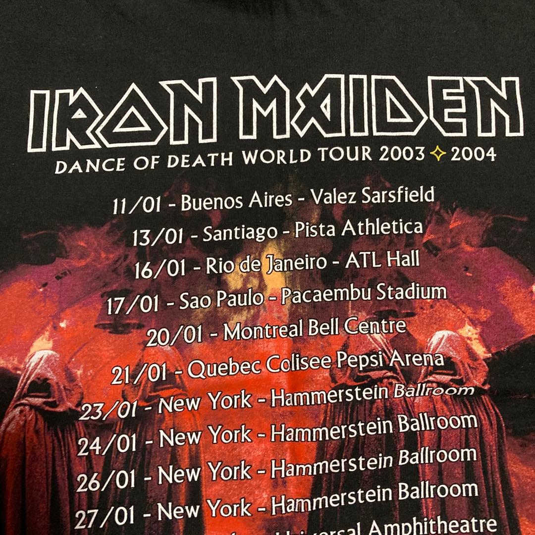 IRON MAIDEN ダンス・オブ・デス・ツアー 2004 Tシャツ Sサイズ