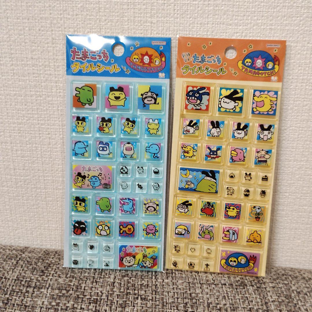 サンリオ　たまごっち　ちいかわ　シールまとめ　コットンパフィー　タイル　おはじき