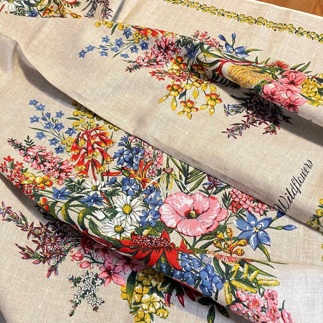 ポーランド製 リネン生地 テーブルクロス