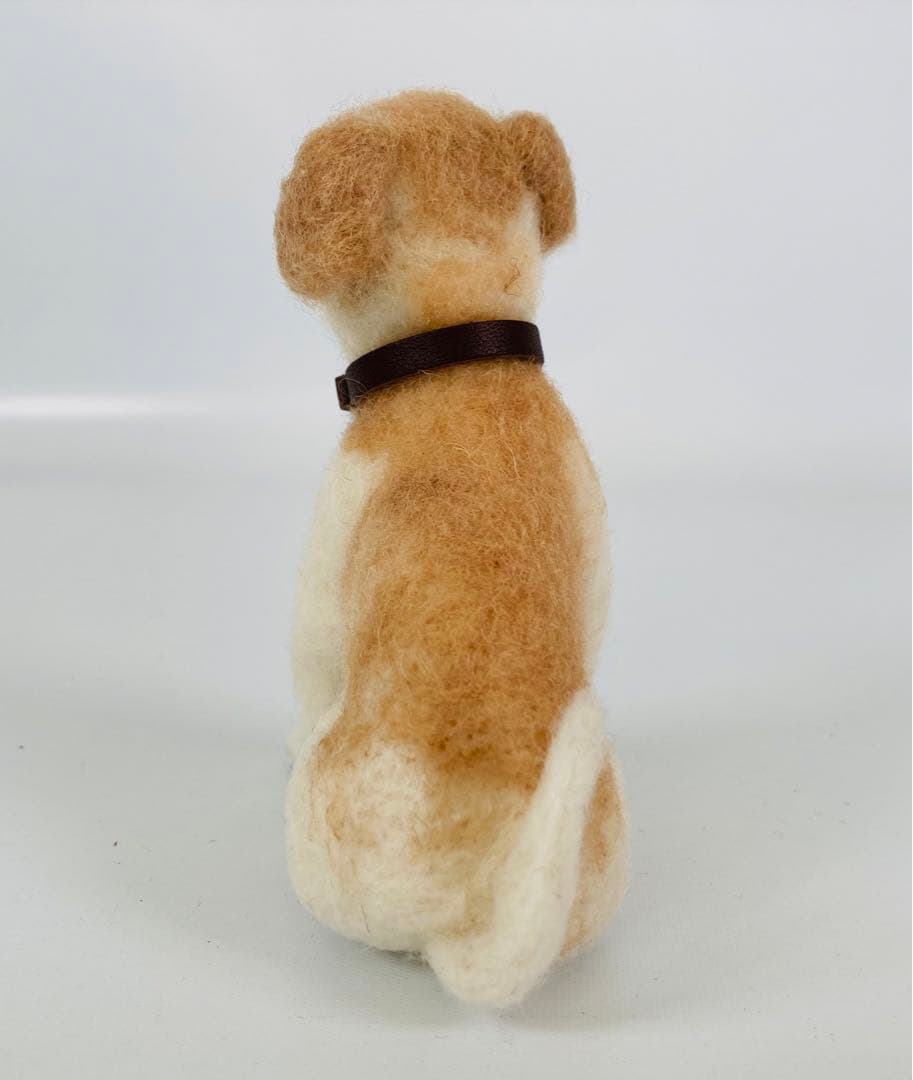 羊毛フェルト　ラブラドール　暖炉セット　美品　ハンドメイド