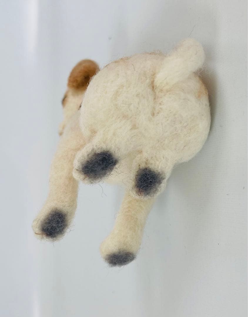 羊毛フェルト　ラブラドール　暖炉セット　美品　ハンドメイド