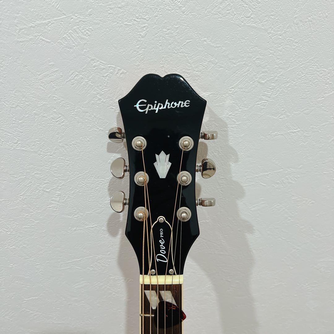 Epiphone エピフォン DOVE PRO VB エレアコ ソフトケース付き