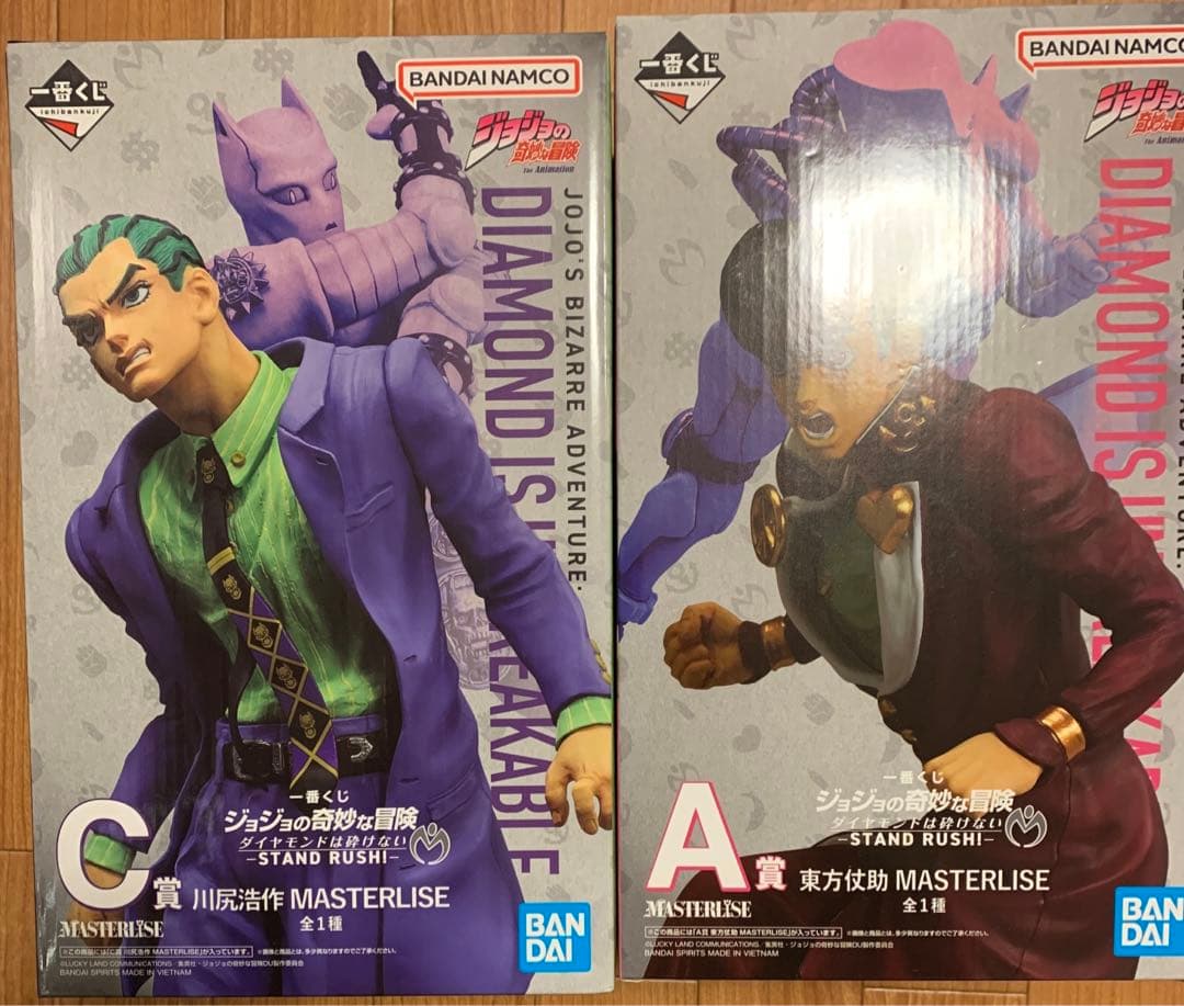 ジョジョ一番くじ ダイアモンドは砕けないA賞 C賞フィギュア2体セット