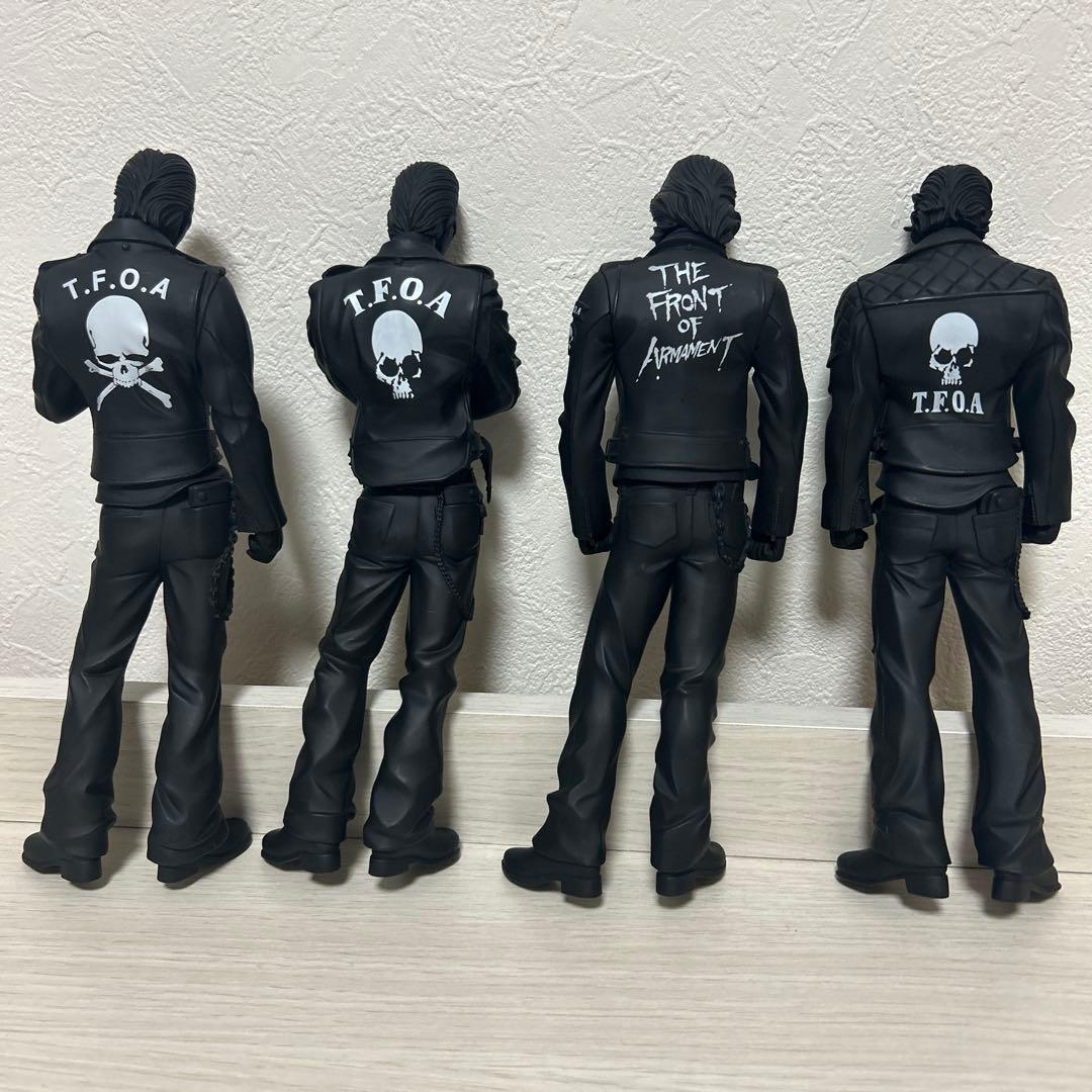 クローズ＆WORST 20周年記念 フィギュアのみ ブラック4体セット