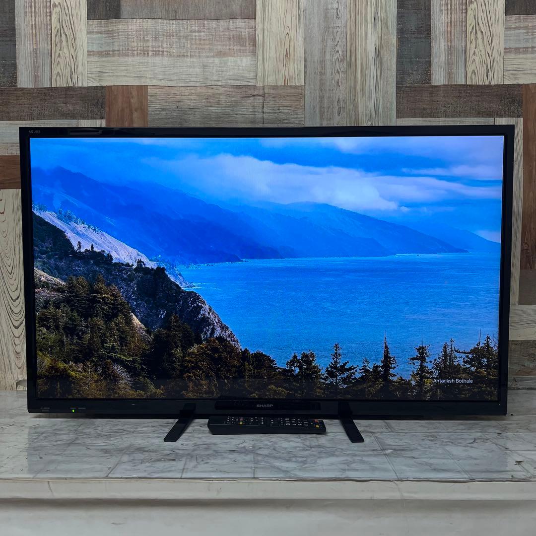 即日受渡❣️全国送料込シャープ 40型テレビ AQUOS 裏録画対応2画面表示