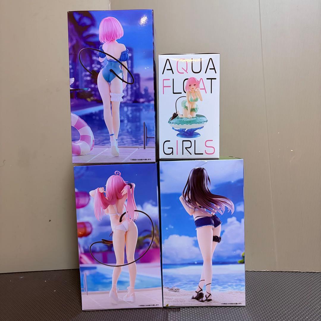 ToLoveる　水着美少女フィギュア　4体セット　モモ　古手川　ララ