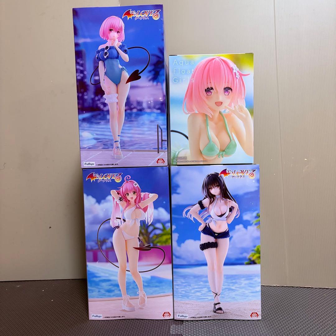ToLoveる　水着美少女フィギュア　4体セット　モモ　古手川　ララ