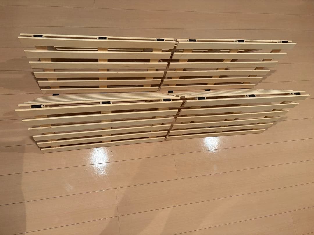 ニトリ　折りたたみすのこベッド1910×700 2枚セット