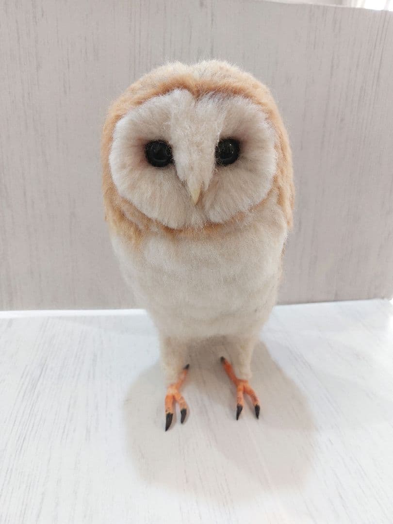羊毛フェルト　メンフクロウ