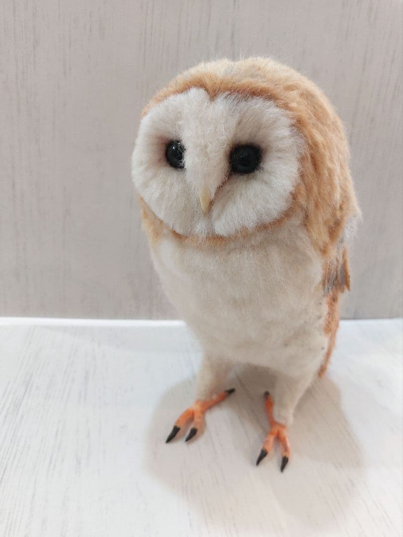 羊毛フェルト　メンフクロウ