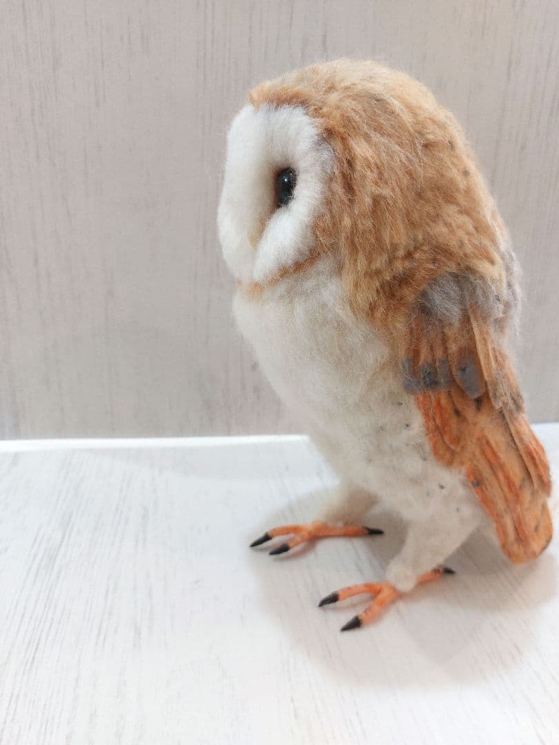 羊毛フェルト　メンフクロウ