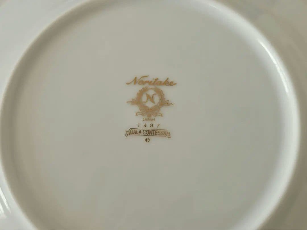 ノリタケ 18cm プレート ケーキ皿 4枚 ガラコンテッサ Noritake