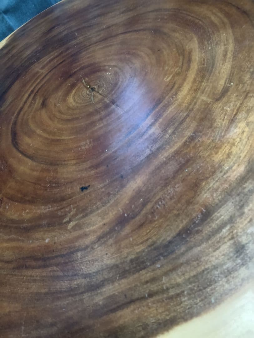 ★高級レア！【モンキーポッド】 輪切り 一枚板テーブル ローテーブル 座卓