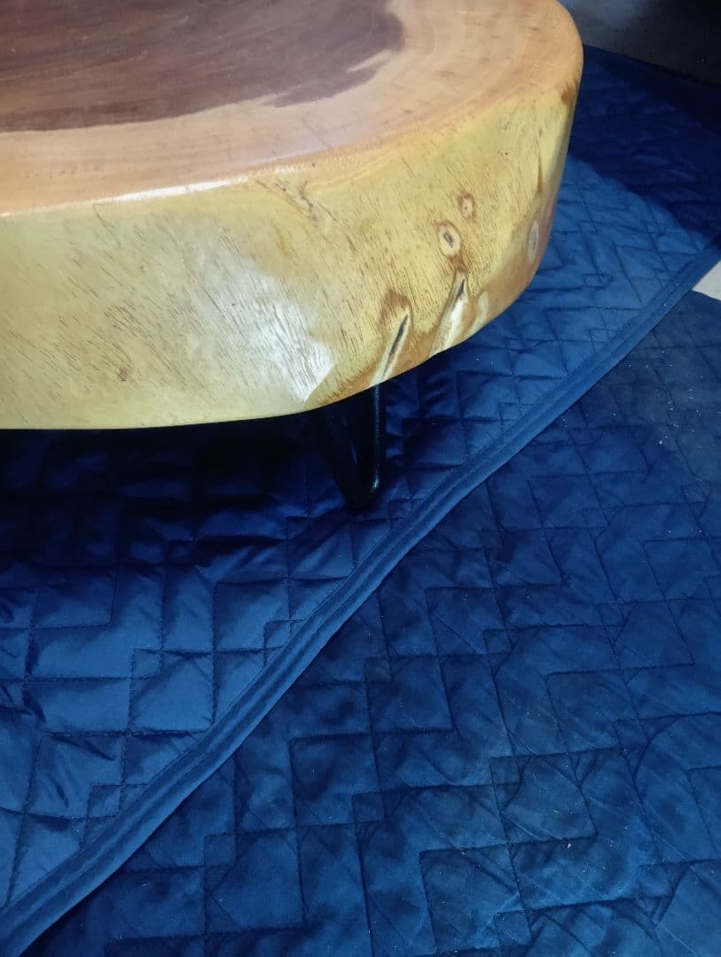 ★高級レア！【モンキーポッド】 輪切り 一枚板テーブル ローテーブル 座卓