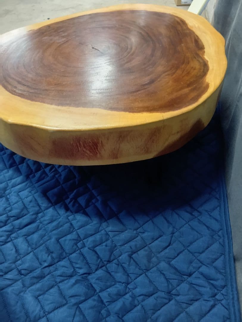 ★高級レア！【モンキーポッド】 輪切り 一枚板テーブル ローテーブル 座卓