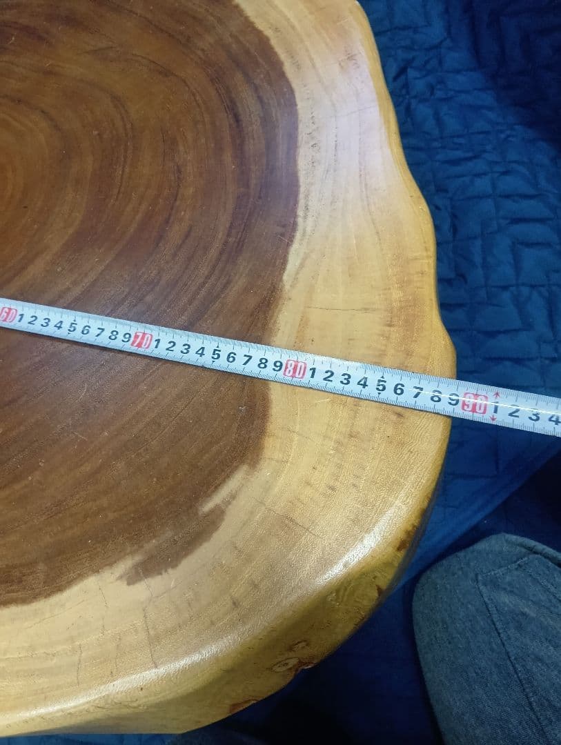 ★高級レア！【モンキーポッド】 輪切り 一枚板テーブル ローテーブル 座卓