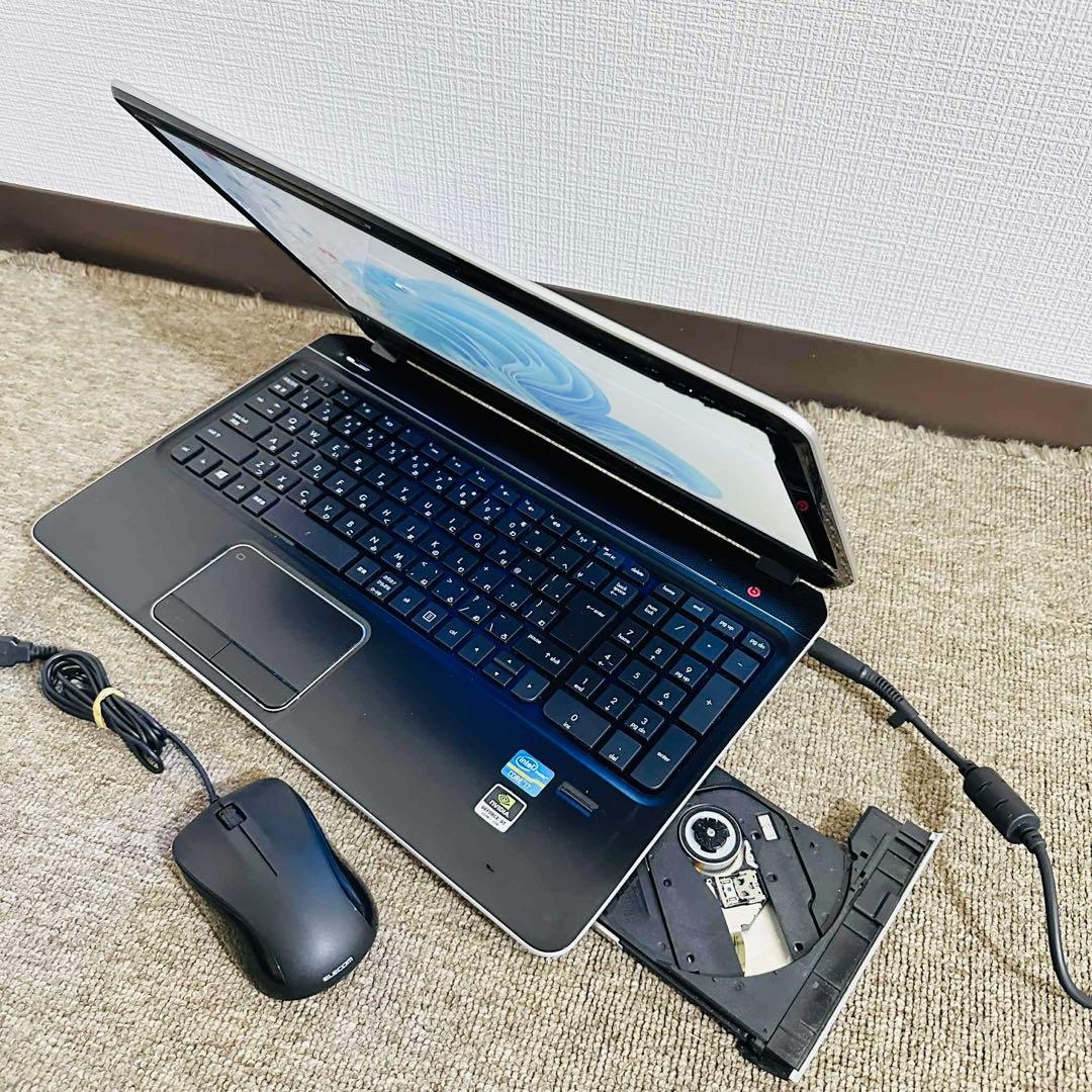 S151 HPノートパソコン i7メモリ8G高速 WEBカメラWindows11
