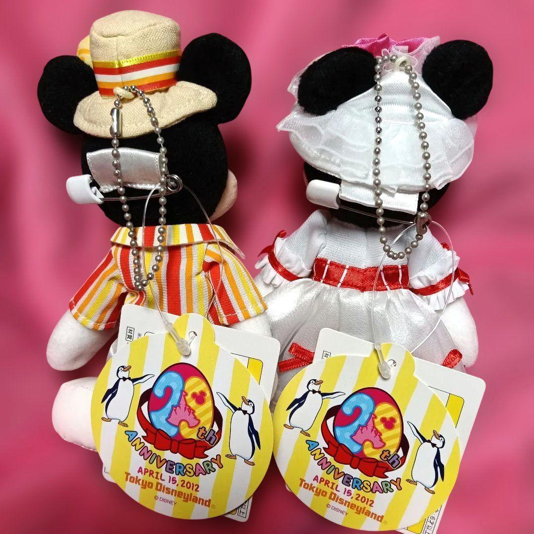 ディズニー＊メリー・ポピンズ＊ミッキー・ミニー＊ぬいぐるみバッジ＊2012年