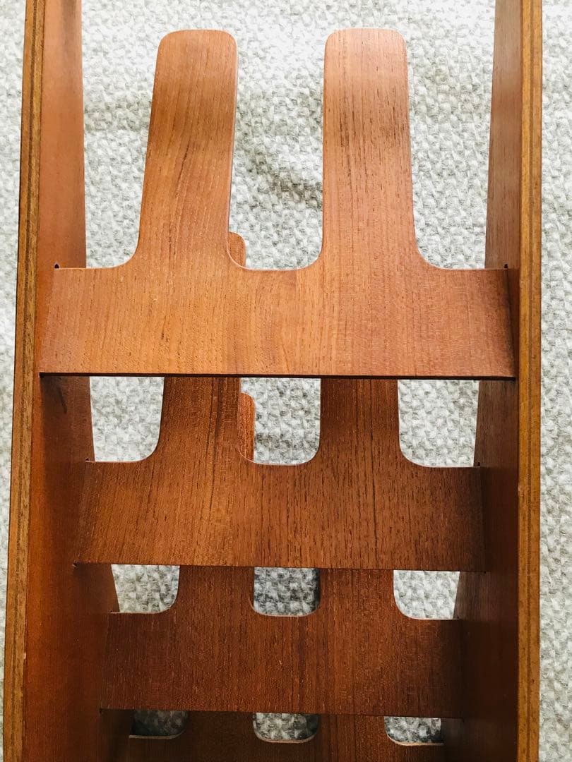 希少 ビンテージ サイトーウッド スリッパラック 4足チーク材 北欧スタイル