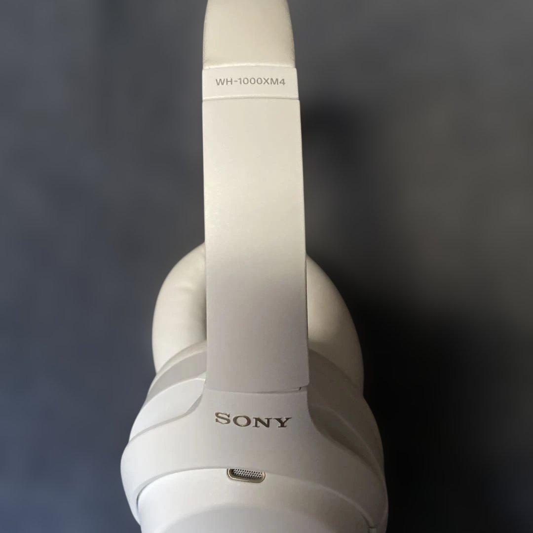 SONY WH-1000XM4 ワイヤレスヘッドホン ホワイト