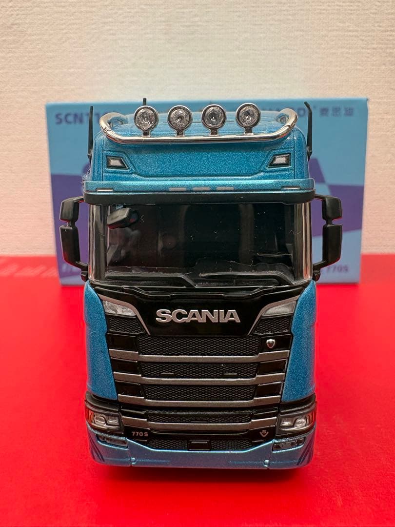 スカニア 770S ミニカー 1/64 （2デフ　ダブル引きタイプ）