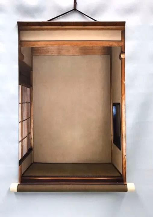 床の間タペストリーと掛け軸台コンパクトセット