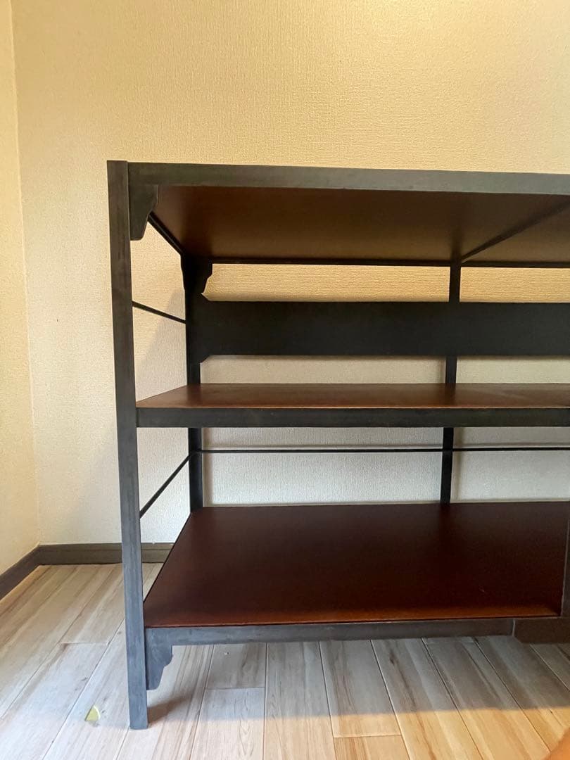 unico ウニコ LUMBER ランバー ワイドシェルフ アイアン◎お値下げ◎