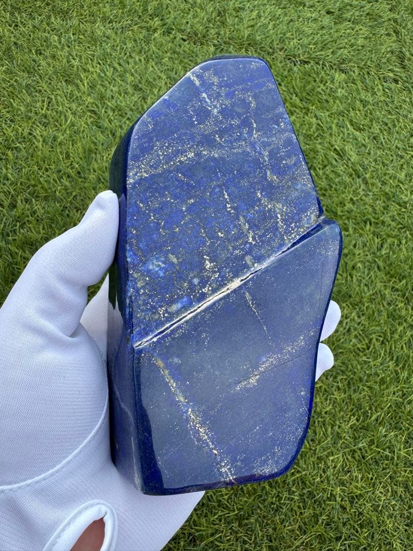 大型 ラピスラズリ 高品質 アフガニスタン産 鑑賞石 天然石 原石 鉱物 青石