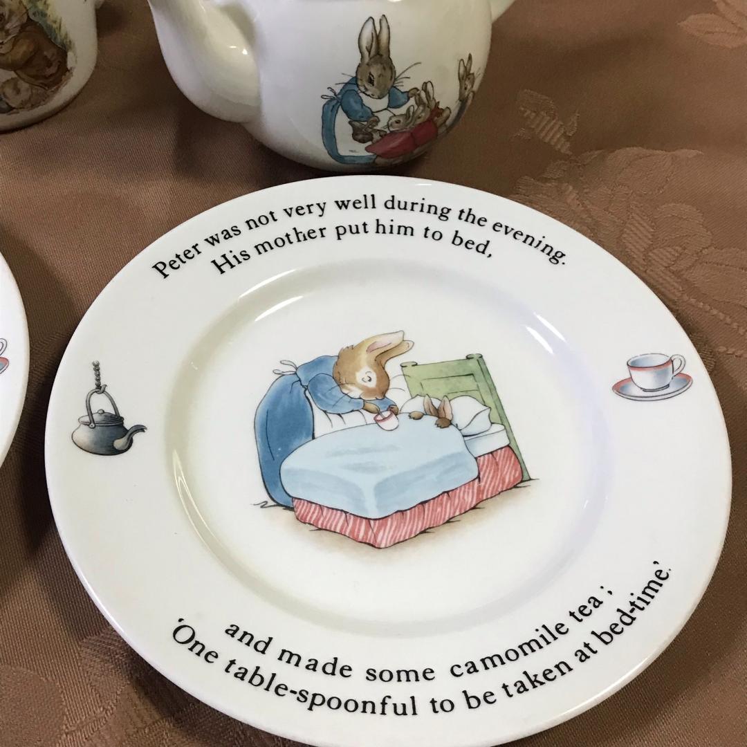 廃盤）　ウエッジウッド　ピーターラビット　食器6点セット